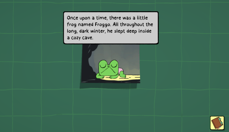 Screenshot aus Walk the Frog.