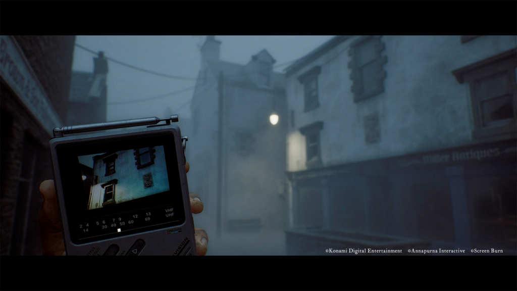 Mit dem CRTV kann man viel in "Townfall" erkunden. Screenshots/Copyright: Konami Digital Entertainment, Annapurna Interactive, Screen Burn