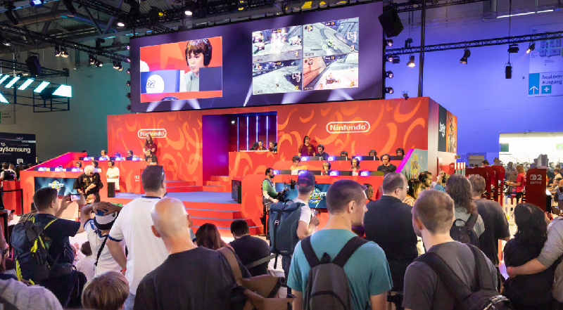 Der Stand von Nintendo auf der diesjährigen Gamescom. Credit: Koelnmesse Bilddatenbank